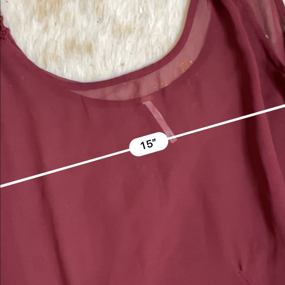 Free people sheer chiffon beaded slip tunic - Picture 5 of 7